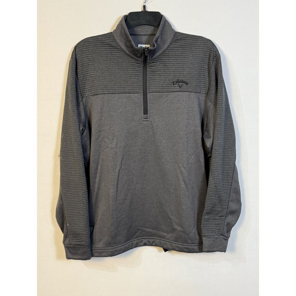 Callaway Men’s Gray Quarter Zip Pullover Size M